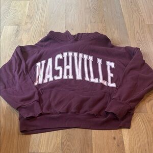 Altar'd State Maroon Nashville Sweater